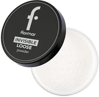 Flormar Invisible Loose Powder,Cipria Trasparente Libera - Polvere Fissante Trucco Opacizzante e Controllo Sebo, Invisibile a Lunga Durata cipria polvere per Pelle Grassa e Tutti i Tipi di Pelle