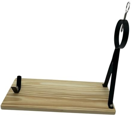 KESOTO Schinkenständer aus Holz, Schinkenhalterung, spanischer Schinkenständer, Schinkenhalter, zum Tranchieren spanischer Schinken