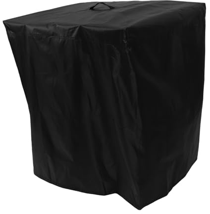 Poolpumpenabdeckung für Außengeräte, Schwarze Oxford Abdeckung Wasserfest | Snug Fit, Effektiver Schutz, Pflegeleicht, für Sandfilterpumpe, Gartenpumpenhaus und Poolgeräte