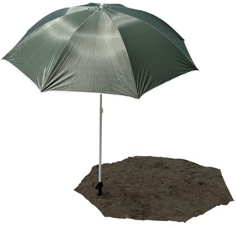 XQJLBZA Parasol de Terrasse 220 CM, Protection UPF 50+, Imperméable, Parasol Plage Inclinable, Pare-Soleil D'extérieur pour Balcon, Terrasse