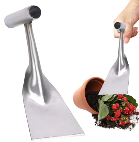 Pala diserbante con manico, pala da giardino Pale a mano ergonomiche