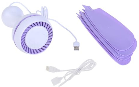 ZEPFJHE Petit ventilateur de plafond d'intérieur portable avec télécommande pour ventilateur de bureau USB d'intérieur