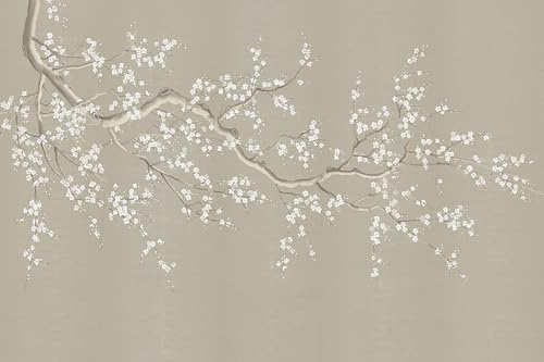 Papel Pintado Pared Zen De Flores Retro 250x175cm Fotomurales Decorativos Pared Infantil 3D Murales Dormitorio Salon -MIWEI Wallpaper-ZXY-28263