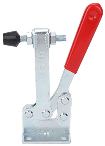 Morsetto a ginocchiera per carichi pesanti, forza di serraggio di 230 kg Morsetto a ginocchiera orizzontale in ferro a sgancio rapido ad alta efficienza con impugnatura in