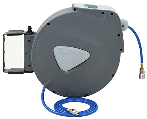 Generico Avvolgitubo Aria Compressa Automatico 1/4 30 m,Articoli di ferramenta,Accessori ferramenta,Tubi pneumatici-143256