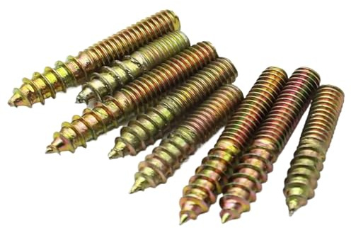 Stehbolzen, Selbstschneidender Kopf, 30 Stück, M4, M5, M6, verzinkt, 16–50 mm