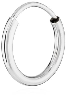 NKlaus Creole für Damen 585er 14 Karat; 585er Weißgold, Weißgold, 1 Stück | Stärke: 1,9mm; 13mm; 1,9mm