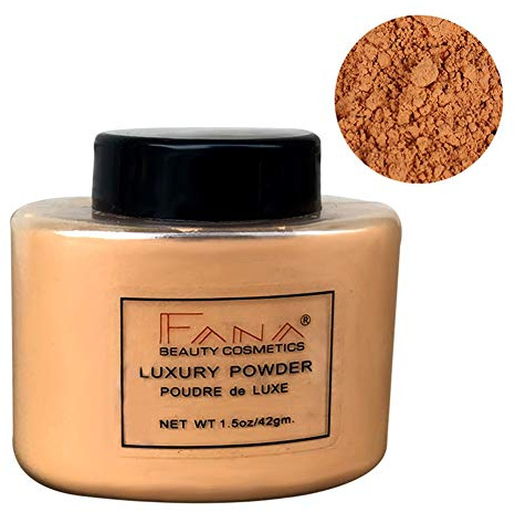 Ofanyia Poudre de Fixation Contrôle Lâche d'Huile Poudre de Maquillage Eclairant La Peau Poudre Lâche Pores Invisibles Natural 1.5 oz