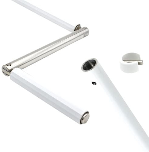 Kurbelstange 135cm gestreckte Länge für Zapfen mit Ø 12mm Farbe weiß