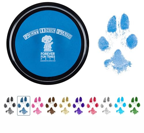 Kit d'empreintes de pattes d'animaux de compagnie facile à nettoyer | Obtenez des centaines d'empreintes de pattes d'un seul kit d'empreintes de pattes à faible coût |