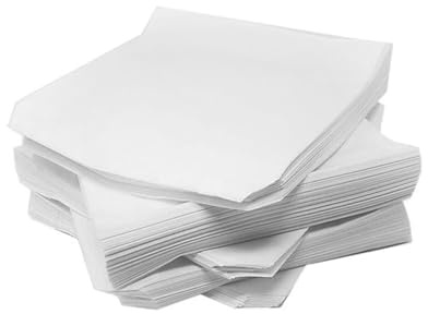 We Can Source It Ltd - White Greaseproof Paper Bags 7 x 7- Eco-Friendly Flat Food-Grade Bags for Sweets, Pastries, Snacks - Grocery Gift Sandwich Bag for Cafes, Bakeries and Takeaway - Pack of 300