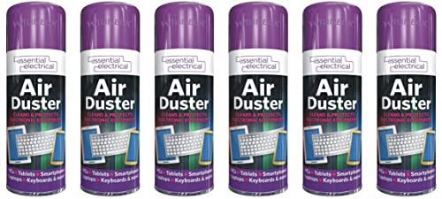 Compressed Air Duster Spray Can Cleaner Electronics Keyboard Electronics 200ml x 6 Cans