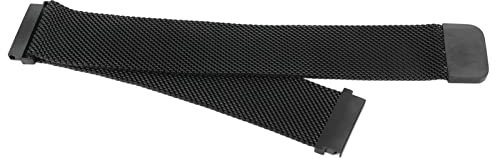 RiToEasysports Magnetisches Armband, Edelstahl-Schnellverschluss, Hautfreundliches, Atmungsaktives Uhrenarmband für GT2 (Schwarz)