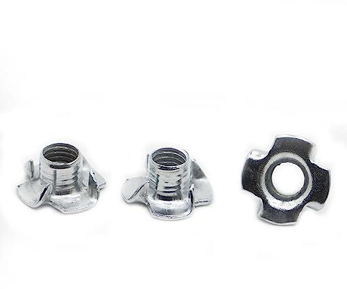 10/20 pièces M3 M4 M5 M6 M8 M10 acier au carbone zingué quatre griffes frapper dans le bois écrou captif insérer écrou-M10 10 pièces