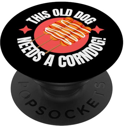 Questo vecchio cane ha bisogno di salsicce di farina di mais e papà PopSockets PopGrip Intercambiabile