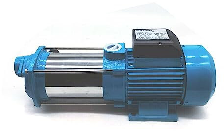 SUBKUDY Gartenpumpe Edelstahlselbstansaugend Centrifugal Pump 1300 Watt 4000 L/h Leistungsstarke Kreiselpumpe Hochdruckkreiselpumpe 9.8bar Jet pumpe Hauswasserwerk Kreiselpumpe
