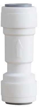 Qrity 1 Pièces Connecteur De Tuyau De Réfrigérateur, 3/8 Push Fit Clapet Anti-retour, Connecteurs Droits Push-Fit, Valve non Retour