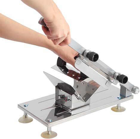 Manual Stainless Steel Frozing Meat Cutter Machine for Beef Mutton Slicing Household Kitchen Tool (Multifunctional Slicer)