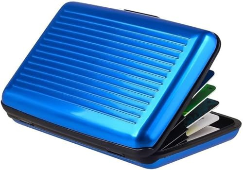 Guyode Porte Carte de Crédit en Aluminium Anti Piratage de Blocage RFID
