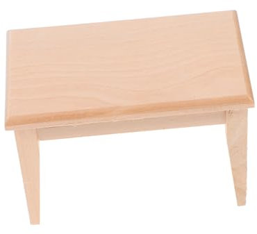 ibasenice Miniatur Möbel Für Puppenhaus Holz Tisch Und Stühle Als Deko Für Miniatur Zimmer Realistisches Puppenhaus Zubehör Schickes Design Für Kreative DIY Projekte