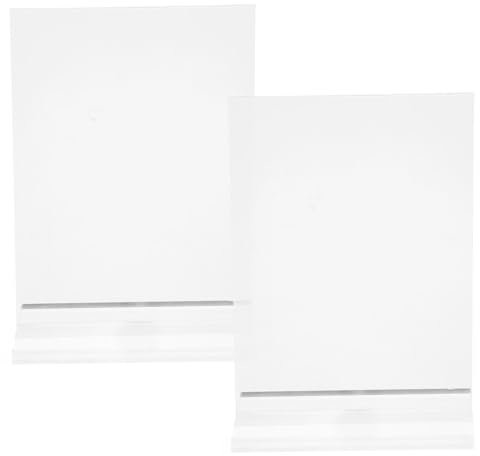 DOITOOL 2 Stück Display Standschild Tischschildhalter Tischständer Für Schilder Einzelhandelsdisplay Flyer Displayständer Staffelei Ständer Für Schild Dokumentenhalter