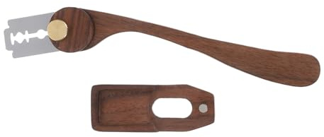 Ciieeo Cuchillo Profesional Con Mango De Madera Acero Inoxidable Para Cortar Masa y Puntuar Pan Artesano Herramienta De Corte Para Hornear Pan Francés Utensilio Resistente Para Cocinas Do