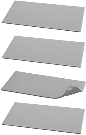 UCEC 4Pcs Silicone Heat Press Mat 8x 4x1/8, Hat Press Silicone Protector Foam Press Pad for Hat, Mug, Silicon Mat Double Sided Use for HTV Transfer Vinyl DIY Projects