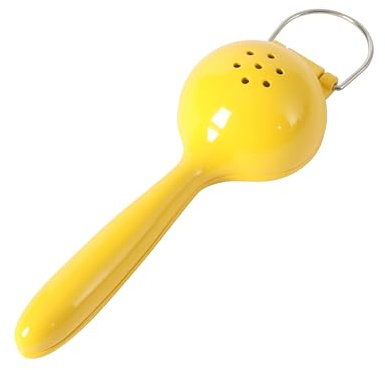 Oster Ravello Manual Citrus Juicer and Lime Squeezer - Manual Citrus Juicer - Durable Kitchen Tool for Fresh Juice - Yellow Finish
