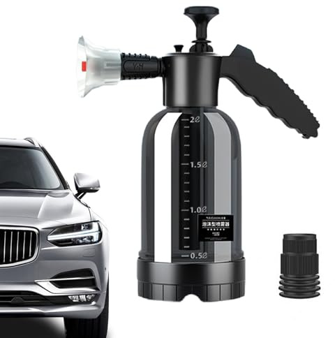 Pulverizador De Espuma - Bote De Aerosol De 2 L | Bomba De Espuma para Nieve PP,PE, para Lavado De Autos, Herramienta De Limpieza A Alta Presión para Lavar La Superficie del Vehículo, Elimina