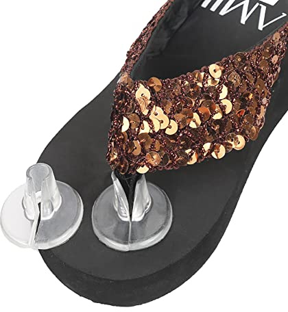 HugeStore 3 Paare Klar Silikon Gel Druckschutz Zehentrenner Massage Einlegesohle