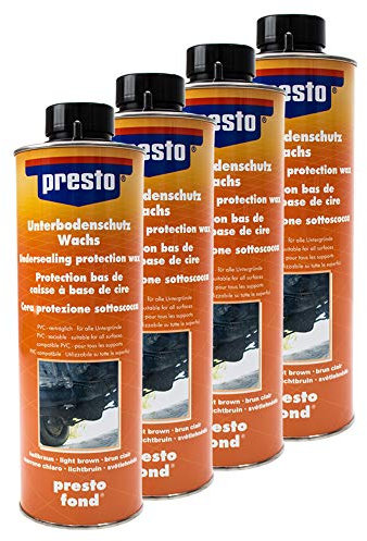 Presto 4X 603246 UNTERBODENSCHUTZ AUF WACHSBASIS STEINSCHLAGSCHUTZ HELL 1 l