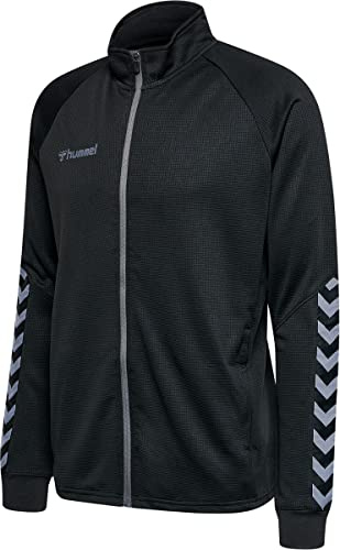 hummel Herren Jacke Hmlauthentic Poly Zip Jacket, Asphalt, S, 205366-1525-S