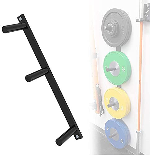 SFITVE An Der Wand Hantelscheibenständer, Stahl 2/3/4 Schicht Mauer Hantelscheibenablage,Portable Tragbar Gewichtsablage Für 50Mm (2In) Hantelscheiben(Color:3 Floor)