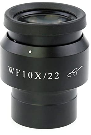 ZTBH Mikroskop-Zubehör-Kit 10x 24mm Stereomikroskop Weit Feldwinkel Okular, einstellbare Größe 30mm Mikroskopische Objektträger (Color : 1pc 10X-23mm)