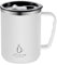 Holdes Travel Mug Classic, taza térmica de 500 ml, taza de café aislada con tapa a prueba de fugas, vaso con tapa y asa, taza de café de acero inoxidable para té
