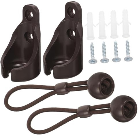 MAGICLULU Robustes Design Bungee-Seil-Haken Universal Shade Hold down Bracket Für Vorhänge