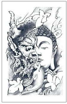 2 Pieces Of Herbal Temporary Tattoo Fake Tattoo Stickers Waterproof And Long-Lasting Non-Reflective For Men'S Arms Lasting For Two Weeks