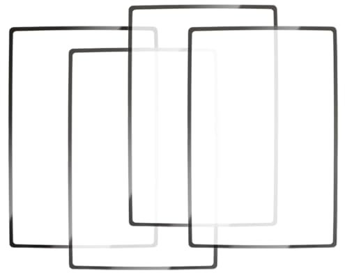 FKWKUW 4 Stück Leselupe Für Senioren Groß 3X Full-Page Lupe Zum Lesen Vergrößerungsglas Lupenbrille Für Brillenträger Lesehilfen & Vergrößerungshilfen Für Senioren Low Und Vision Person
