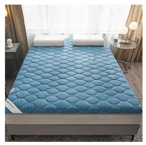 Matratze, Jacquard-Klappmatratze, weiche Matratze, Bettwäsche, Einzelbett, Doppelbett, Klappmatratze, Studentenwohnheim-Matratze, verdickte, weiche, flauschige Matratze (Farbe: AS)