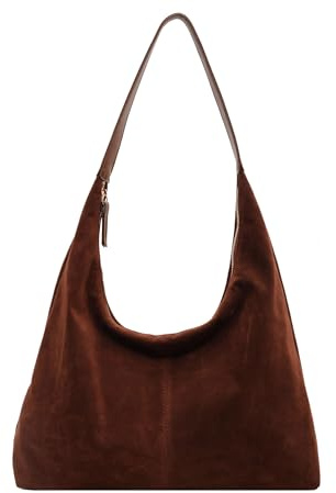 HiTotes Borsa tote in pelle scamosciata borse hobo per le donne grande borsa slouch borsa in pelle scamosciata borsa hobo borsa a tracolla in pelle scamosciata a mezzaluna borsa da lavoro
