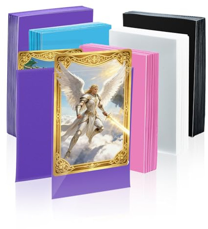 Mcbazel 500 Stück Sammelkarten Hüllen Karten Folien Soft Penny Card Sleeves für Pokemon, Magic, Yugioh, MTG
