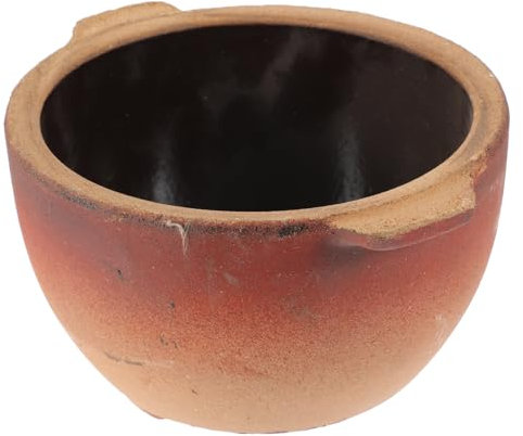 Cabilock Cazuela Multifunción De Barro Para Arroz y Sopas Utensilio De Cocina Asa Doble Resistente Altas Temperaturas Sin Tapa