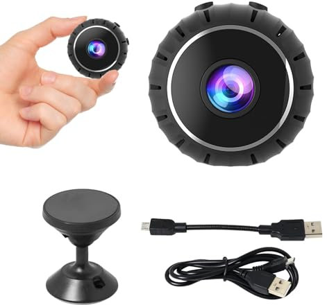 GBULTR 3cm Mini Spy Camera WiFi Wireless 1080P HD Hidden Camera with Audio Video Recording Motion Detection Night Vision Small Camera for Home Security Office Indoor Monitoring Portable Hidden Cam