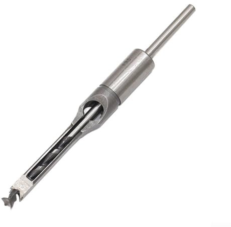 Square Kit 1Pcs Mortising Tool Designed for Quick and Easy Wood Drilling (9.5MM（3/8）)