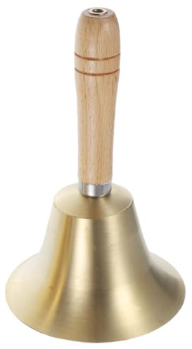 STOBAZA Campanello Mano in con Suono Forte Campanello Portatile per Avviso in Escursioni e Multifunzione per Attività all Aperto Facile da Usare e Trasportare