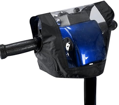 1 Pcs Control Panel Waterproof Cover,Scooter Waterproof rain Cover,Console Waterproof Cover,for use When Riding Out in Bad Weather Such as Rainy Days,Scooter Control Device,Waterproof and Adjustable