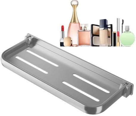RV Aluminium Vikbar Hylla, Nedfällbar Vägghylla 90° uppfällbara