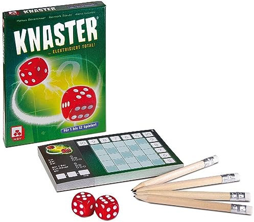 Nürnberger Spielkarten NSV - 4081 - Knaster - Würfelspiel, 14 x 10 x 3 cm