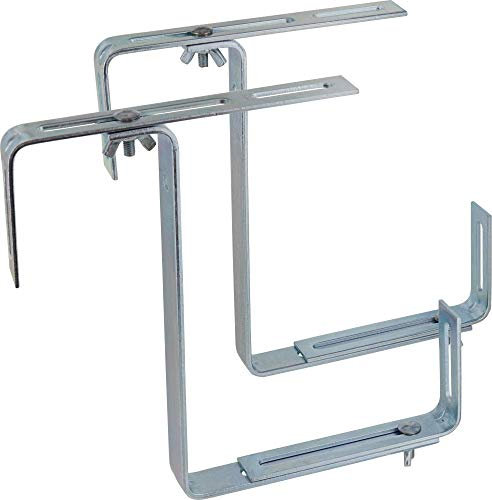 Balkonblumenkastenhalter Balkon Bügel Halterung verzinkt verstellbar 2 Stück