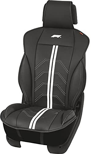 Formula 1 Fundas universales para Asientos Delanteros de Coche, Transpirables, Lavables, Estilo Deportivo